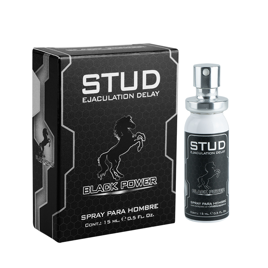 Retardante Stud Spray Black Power
