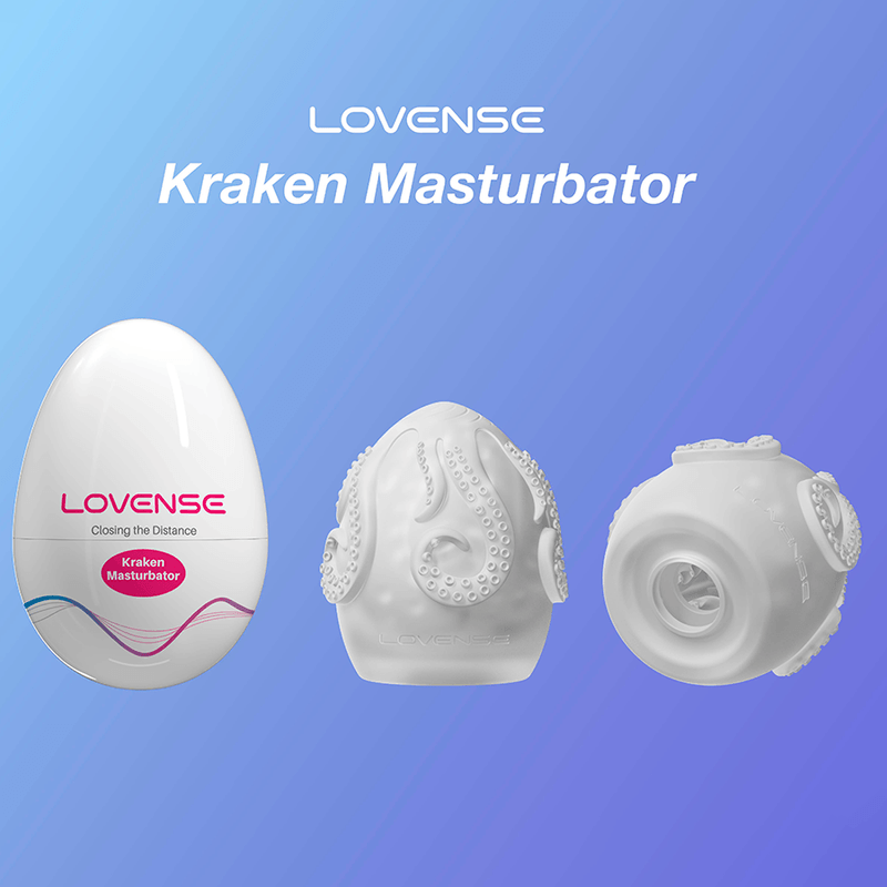 Vista del masturbador Kraken en diferentes ángulos. Diseño con detalles de tentáculos y texturas para mayor placer.