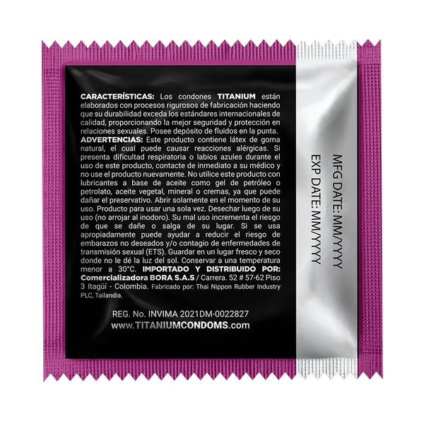 Condones Titanium Multiorgasmos x 3
