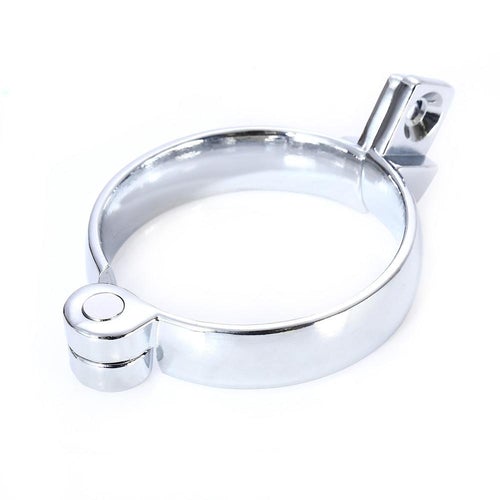 jaula de metal para pene con sonda para la uretra