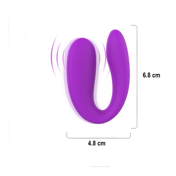 vibrador estimulador de color morado