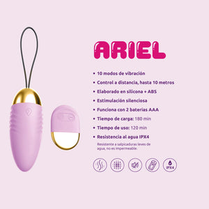 Huevo Vibrador Ariel Lila
