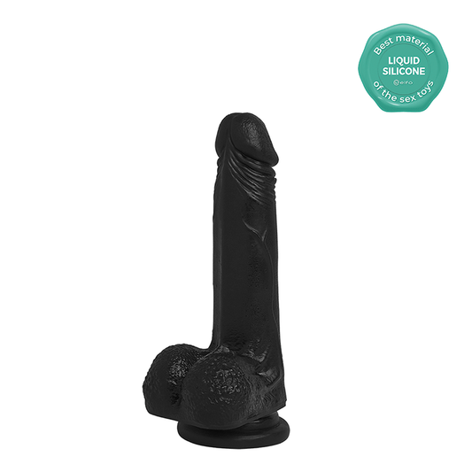 🔥 Dildo Uriel Negro 17 cm – Realismo Extremo y Placer Intenso con Ventosa 💦