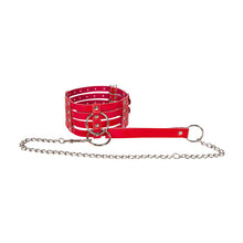 Cargar imagen en el visor de la galería, collar de castigo de cuero 