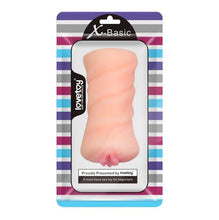 Cargar imagen en el visor de la galería, Fotografía del uso del Masturbador Pussy Pocket X-basic. El dispositivo es ideal para uso personal o compartir con tu pareja.