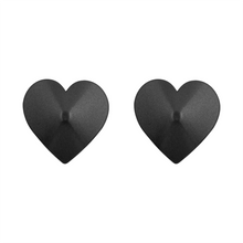 Cargar imagen en el visor de la galería, adhesivo de corazon negro para pezones 