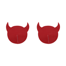 Cargar imagen en el visor de la galería, atrevidos cubre pezon diablitos rojo 