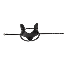 Cargar imagen en el visor de la galería, mascara de cuero sexy para BDSM 